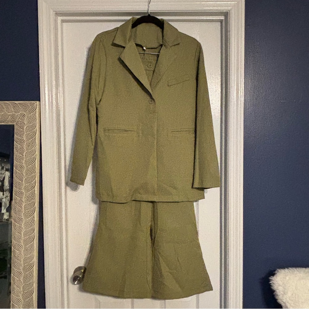 🫒Blazer and Pants Set🫒 Olive Green Color